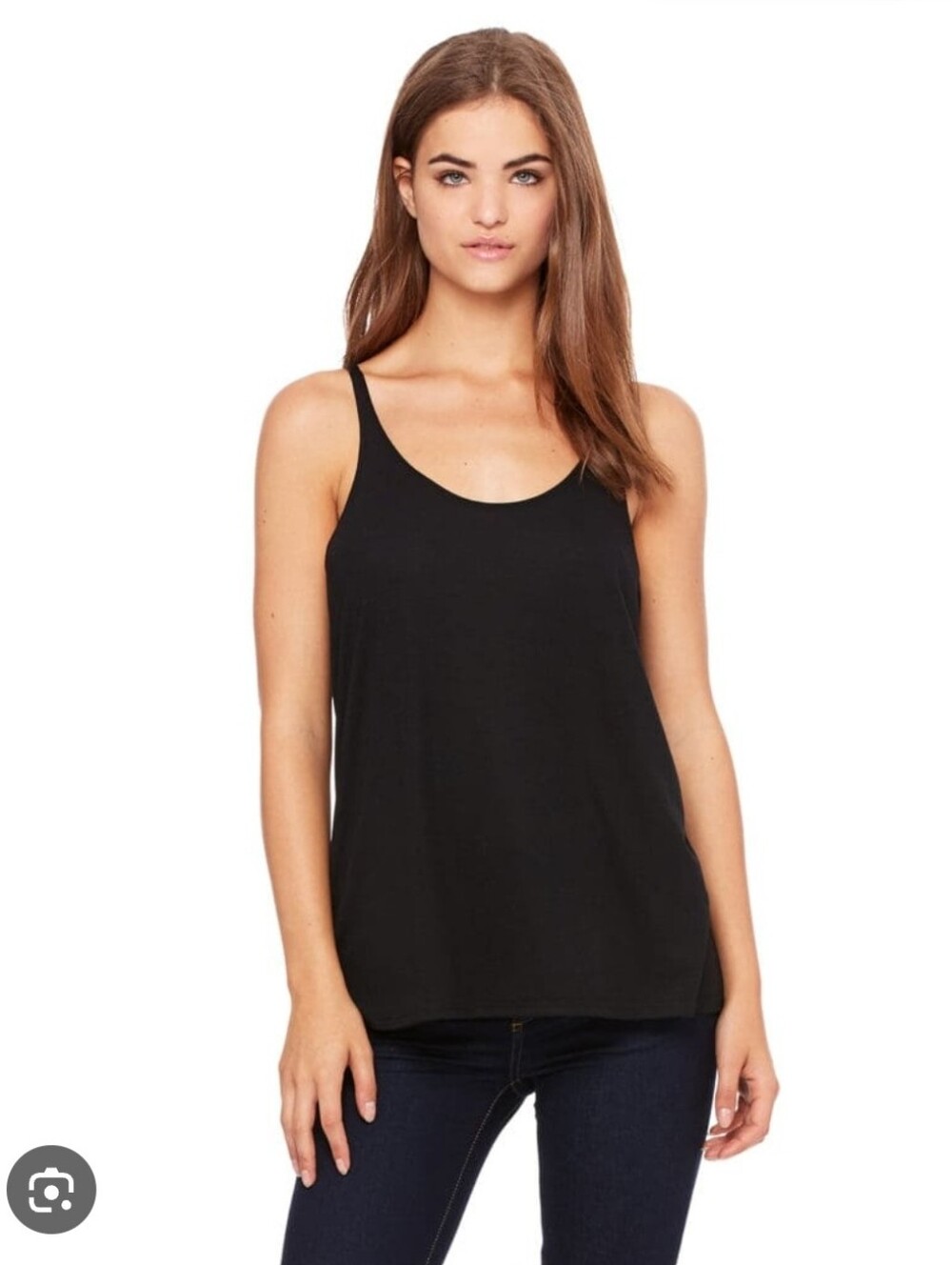 Zara Black Scoop Neck Tank Top